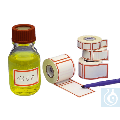 neoChoice Etiketten mit rotem Rand, 75 x 50 mm,...