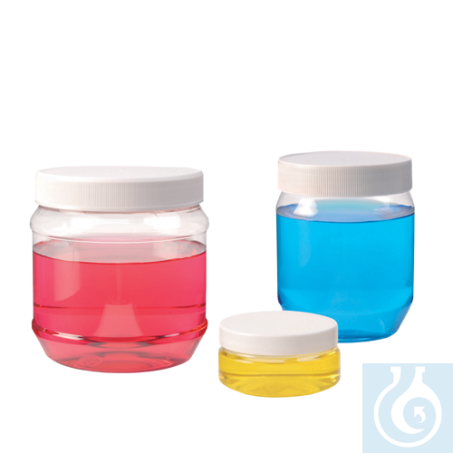 neoLab&reg; PET-Weithalsflaschen klar, 100 ml, ...
