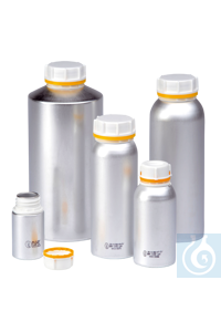 Aluminium fles 1250 ml met UN-keurmerk, 88 x 256 mm