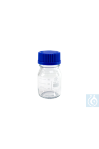 neoLab® Laborflaschen, Borosilikatglas, GL 45, 2000 ml, Kappe + Ausgießring, 10  Laborflaschen...