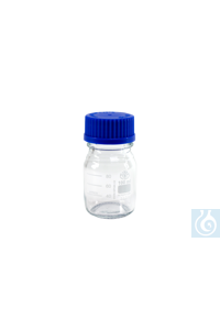 neoChoice Laborflasche, Borosilikatglas, 10 l, Kappe + Ausgießring, GL 45 LaborflaschenSimax®,...