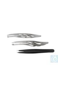 neoChoice Pinzetten Set Praktisches Pinzetten Set für Routinearbeiten. Bestehend aus 3 Pinzetten...
