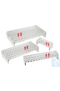 neoLab® Acrylic Rack for 4 x 12 Eppendorf Reaction Tubes 0.5 ml