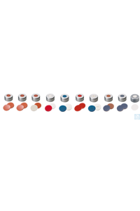 5Proizvod sličan kao: neochrom® aluminum crimp caps ND11 w. Hole, natural rubber red/TEF, AGILENT,...