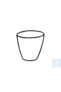ecoLab porseleinen kroes 120 ml, 70 x 56 mm Porseleinen kroes, middelhoge vorm. ISO 1772, DIN 12 904