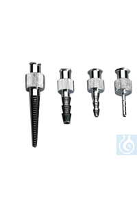 neoLab® Olives métalliques 3,0 mm, LL femelle Raccord Luer pour tuyau avec olive et cône...