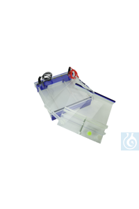 neoLab® Electrophoresis Chamber Maxi-wide horizontal for gel size 239 x 145 mm