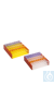 neoRack® Reaktionsgefäßgestell zusammensteckbar rot/gelb, PP, 8 x 8 Gefäße 12 mm Das...