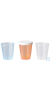 neoLab® beakers made of PP, 30 ml, red, 75 pcs./pack