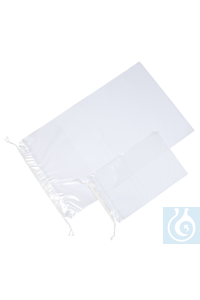 neoLab® Kordelzug-Beutel (PE), transparent, 30 x 50 cm, 100 Stck./Pack Transparente Beutel aus...