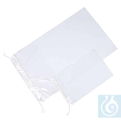 neoLab&reg; Kordelzug-Beutel (PE), transparent,...