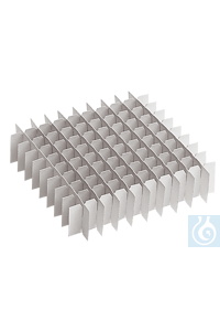 neoLabLine Kryo-Boxen-Rastereinsatz, 13 x 13, f. Reaktionsgef. 0,5 u. 0,75 ml...