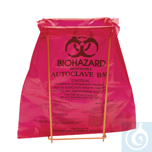 neoLab&reg; Biohazard-Autoklavierbeutel 22 x 28...