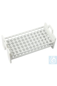 neoLab® Reaktionsgefäß-Gestell 6 x 12 Plätze für 1,5 ml Stapelbare, platzsparende Gestelle aus...