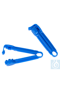 neoLab® Schlauchklemme blau, 12 Stck./Pack Starke Klemme, die mit ihren 2,7 mm langen Zähnen...