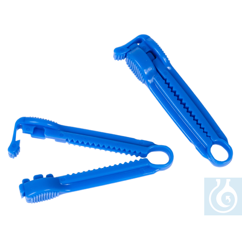 neoLab&reg; Schlauchklemme blau, 12 Stck./Pack