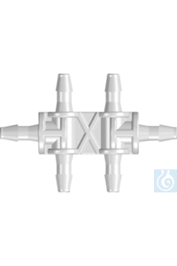 neoLab® Doppelverbinder T-Form f. Schlauch-I.-Ø 1,5 mm, 10 Stck./Pack Doppel-T-Verbinder aus...