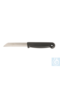 neoLab® Couteau de laboratoire, droit Couteau tranchant avec lame inoxydable et manche plastique...