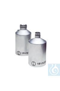 neoChoice Aluminiumflasche 250 ml, UN-Zulassung, Hals 16 mm Flaschen aus Reinaluminium (Al 99,5%...