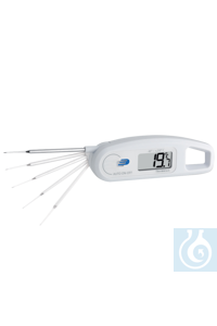 neoLab® Taschenthermometer klappbar Klappbares Taschenthermometer, wasserdicht. Ideal zur Messung...