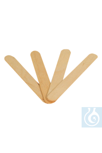 neoLab® spatule en bois 150 x 17 mm, 100 pcs/paquet Spatule à usage unique, indispensable pour de...