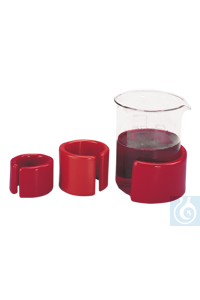 neoLab® Beschwerungsmanschette für Gefäße 48-59 mm Ø, 240 g Stabilität für Flaschen und Kolben....