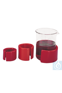 neoLab® Beschwerungsmanschette für Gefäße 59-73 mm Ø, 460 g Stabilität für Flaschen und Kolben....
