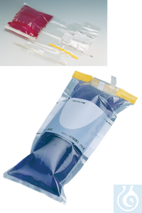 Whirl-Pak plastic bags, sterile with filter and inscription pad, 30 x 19