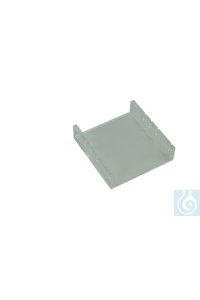 gel tray separating segment 2 x 5.5, 1 x 11 cm, gel size 12.4 x 12 cm, gel vol. approx. 80 ml