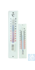 neoChoice Email-Außenthermometer weiß 300 x 62 mm Email-Thermometer mit blauer Anzeigesäule, gut...