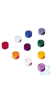 Deckeleinsatz gelb PP, VE=500