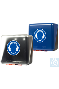neoLab® Opbergdoos voor oorbeschermers, blauw, midi Veiligheid moet binnen handbereik zijn! Dit...