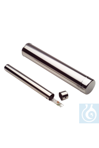 neoLab® Sterilising box for pipettes high-grade steel, 420 x 80 mm Ø