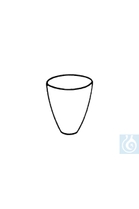 neoChoice Tiegel aus Porzellan, 26 ml, hohe Form, glasiert, 35x44 mm Tiegel aus Porzellan,...