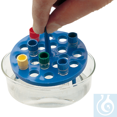 neoLab&reg; Wasserbadeinsatz fuer 20 Kryoroehrchen