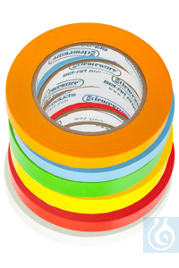 18Artikelen als: neoLab&reg; Kleefband 12,5 mm breed, wit, rol 36 m Plakband voor glazen en...