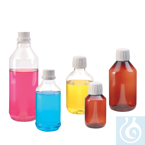neoLab&reg; PET narrow neck bottles glass cl. 2...