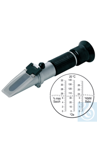 neoLab® Hand refractometer for winegrowers with : Brix, Babo, Oechsle