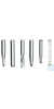 neochrom® Mikroeinsätze 0,1 ml Klarglas konisch mit 9 mm Spitze, f. Fl. m.enger  Mikroeinsätze...