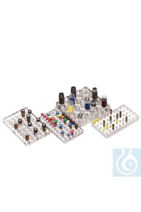 4Artikelen als: neoLab&reg; Flessenrek voor 50 flacons 8 mm &Oslash; Praktische flessenstandaards van...