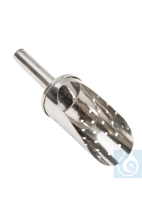 neoChoice Eisschaufel aus Edelstahl, gelocht, 185 mm lang Gelochte Eisschaufel, hoch glänzend.Mit...