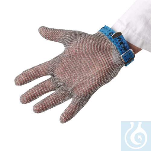 neoChoice Kettenhandschuh, gross, blaues Farbband