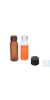 neochrom® Gewindeflaschen Klarglas 1,5ml 32x11,6mm, m.Schriftfeld + Füllmark.VE...