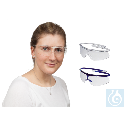 Uvex UV-Schutzbrille super g, Buegel dunkelblau...