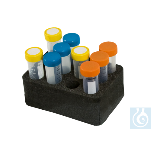 neoLabLine Adapter aus Schaumstoff für 24 x 16 mm Ø Röhrchen