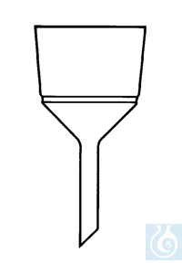 ecoLab Pot à filtre en porcelaine, blanc émaillé, 150 mm Ø, 270 ml d'après Büchner, émaillé blanc