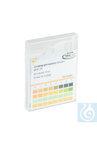 neoLabLine® pH-teststrips De neoLab universele pH-indicatorstroken zijn ideaal voor een snelle en...