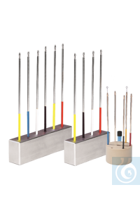 neoLab® Stand for inoculation loop holder, aluminum, 140 x 40 x 60 mm