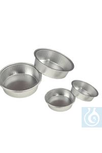 neoLab® aluminum dishes with reinforced rim, 28 ml, 100 pcs./pack