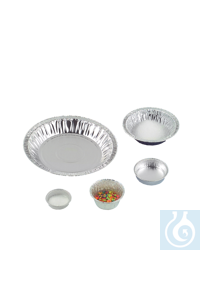 neoLab® Aluminum dishes with rim, 200 ml, 50 pcs./pack